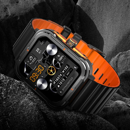 Montre intelligente D09 avec écran TFT carré de 1,9 pouces et surveillance de la pression artérielle