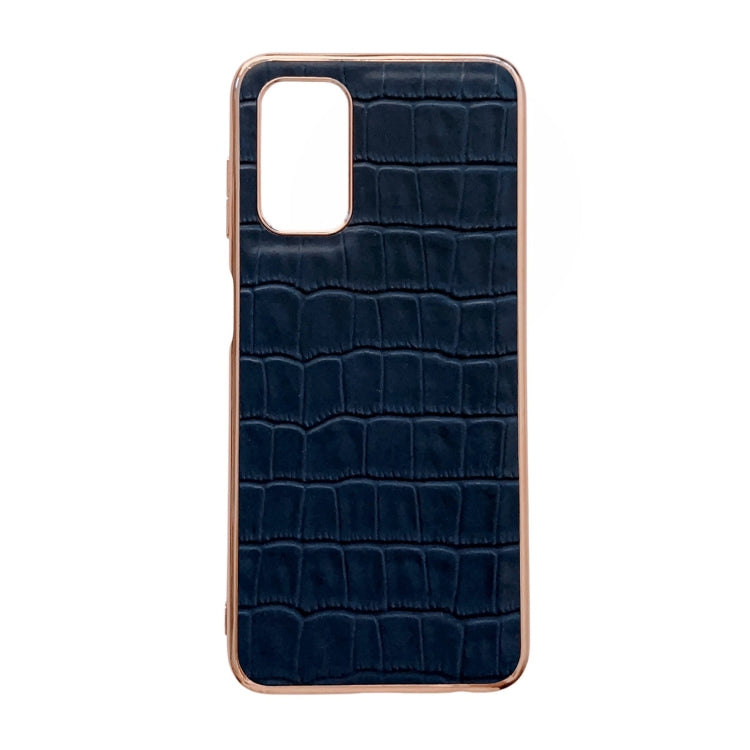Crocodile Texture Genuine Leather Electroplating Phone Case, For Samsung Galaxy A13 4G, For Samsung Galaxy A23 4G/5G, For Samsung Galaxy A33 5G, For Samsung Galaxy A53 5G, For Samsung Galaxy A73 5G, For Samsung Galaxy Z Flip3 5G                        ...
