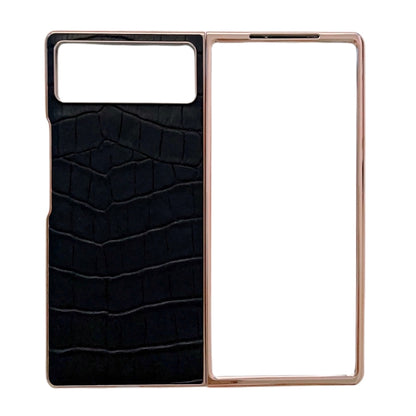 Crocodile Texture Genuine Leather Electroplating Phone Case, For Samsung Galaxy A13 4G, For Samsung Galaxy A23 4G/5G, For Samsung Galaxy A33 5G, For Samsung Galaxy A53 5G, For Samsung Galaxy A73 5G, For Samsung Galaxy Z Flip3 5G                        ...