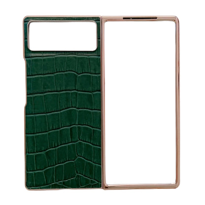 Crocodile Texture Genuine Leather Electroplating Phone Case, For Samsung Galaxy A13 4G, For Samsung Galaxy A23 4G/5G, For Samsung Galaxy A33 5G, For Samsung Galaxy A53 5G, For Samsung Galaxy A73 5G, For Samsung Galaxy Z Flip3 5G                        ...