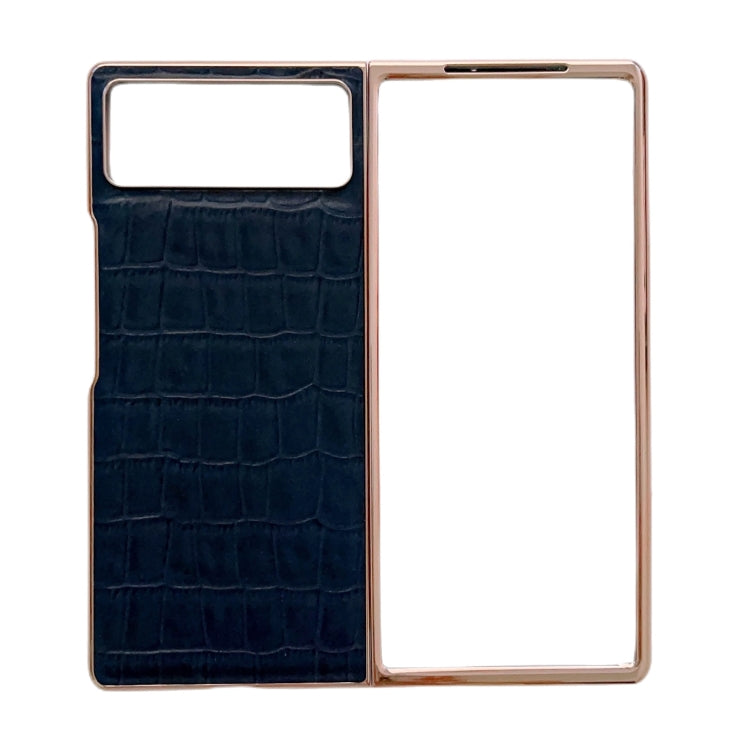 Crocodile Texture Genuine Leather Electroplating Phone Case, For Samsung Galaxy A13 4G, For Samsung Galaxy A23 4G/5G, For Samsung Galaxy A33 5G, For Samsung Galaxy A53 5G, For Samsung Galaxy A73 5G, For Samsung Galaxy Z Flip3 5G                        ...