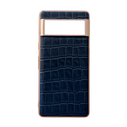 Crocodile Texture Genuine Leather Electroplating Phone Case, For Samsung Galaxy A13 4G, For Samsung Galaxy A23 4G/5G, For Samsung Galaxy A33 5G, For Samsung Galaxy A53 5G, For Samsung Galaxy A73 5G, For Samsung Galaxy Z Flip3 5G                        ...