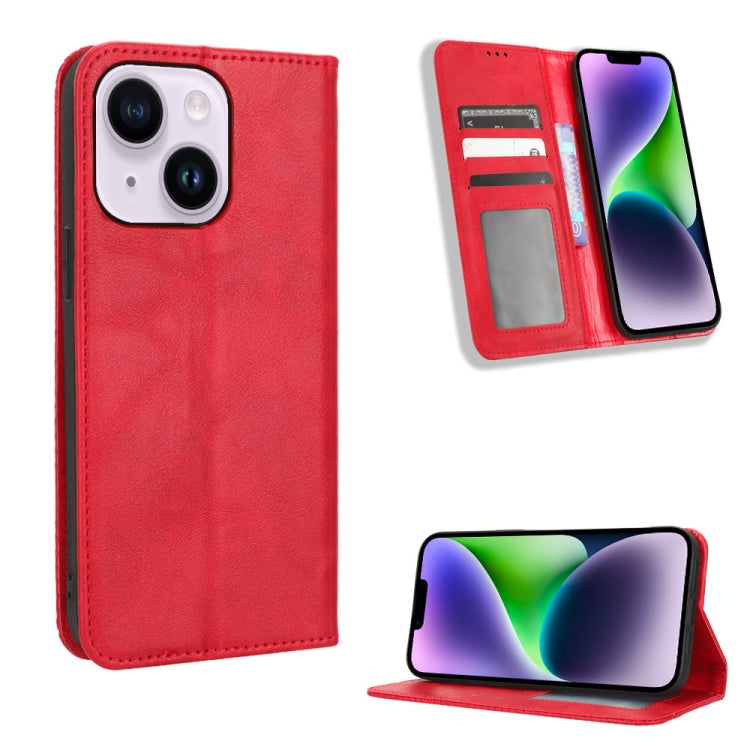 Magnetic Buckle Retro Texture Leather Phone Case, For Sony Xperia 5 IV, For Sharp Aquos Sense7 Plus, For Sharp Aquos Sense7, For iPhone 14 Plus, For iPhone 14 Pro Max, For Xiaomi 12T / Redmi K50 Ultra, For iPhone 14 Pro, For Xiaomi Poco C40            ...