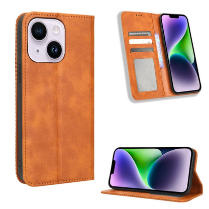 Magnetic Buckle Retro Texture Leather Phone Case, For Sony Xperia 5 IV, For Sharp Aquos Sense7 Plus, For Sharp Aquos Sense7, For iPhone 14 Plus, For iPhone 14 Pro Max, For Xiaomi 12T / Redmi K50 Ultra, For iPhone 14 Pro, For Xiaomi Poco C40            ...