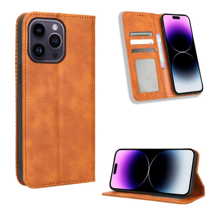 Magnetic Buckle Retro Texture Leather Phone Case, For Samsung Galaxy A23e / A23s / A23 5G JP, For Sony Xperia 5 IV, For Sharp Aquos Sense7 Plus, For iPhone 14 Plus, For Sharp Aquos Sense7, For iPhone 14 Pro Max, For Xiaomi 12T / Redmi K50 Ultra        ...