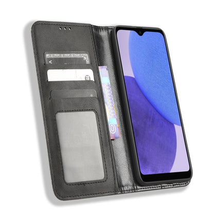 Magnetic Buckle Retro Texture Leather Phone Case, For Samsung Galaxy A23e / A23s / A23 5G JP, For Sony Xperia 5 IV, For Sharp Aquos Sense7 Plus, For iPhone 14 Plus, For Sharp Aquos Sense7, For iPhone 14 Pro Max, For Xiaomi 12T / Redmi K50 Ultra        ...
