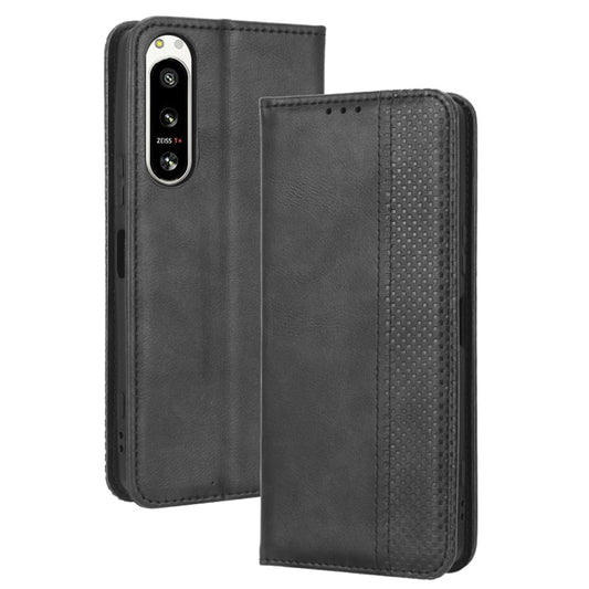 Magnetic Buckle Retro Texture Leather Phone Case, For Sony Xperia 5 IV, For Sharp Aquos Sense7 Plus, For iPhone 14 Plus, For Sharp Aquos Sense7, For Xiaomi 12T / Redmi K50 Ultra, For iPhone 14 Pro Max, For iPhone 14 Pro, For Xiaomi Poco C40            ...