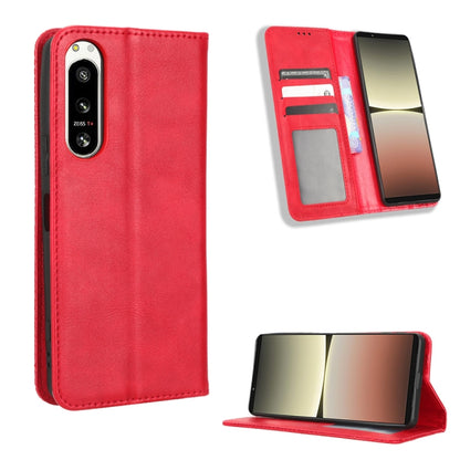 Magnetic Buckle Retro Texture Leather Phone Case, For Sony Xperia 5 IV, For Sharp Aquos Sense7 Plus, For Sharp Aquos Sense7, For iPhone 14 Plus, For iPhone 14 Pro Max, For Xiaomi 12T / Redmi K50 Ultra, For iPhone 14 Pro, For Xiaomi Poco C40            ...