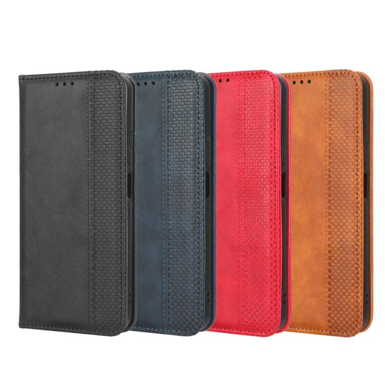 Magnetic Buckle Retro Texture Leather Phone Case, For Sony Xperia 5 IV, For Sharp Aquos Sense7 Plus, For iPhone 14 Plus, For Sharp Aquos Sense7, For Xiaomi 12T / Redmi K50 Ultra, For iPhone 14 Pro Max, For iPhone 14 Pro, For Xiaomi Poco C40            ...