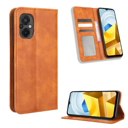 Magnetic Buckle Retro Texture Leather Phone Case, For Samsung Galaxy A23e / A23s / A23 5G JP, For Sony Xperia 5 IV, For Sharp Aquos Sense7 Plus, For iPhone 14 Plus, For Sharp Aquos Sense7, For iPhone 14 Pro Max, For Xiaomi 12T / Redmi K50 Ultra        ...
