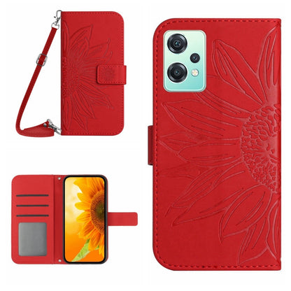 Skin Feel Sun Flower Pattern Flip Leather Phone Case with Lanyard, For Realme 9 4G/Realme 9 Pro+ 5G, For Realme 9 Pro 5G, For Realme 9i/A36/A76/A96 4G, For Realme 10 4G, For Realme 10 5G, For Realme C11, For Realme C12/C15/C25, For Realme C20/C21      ...
