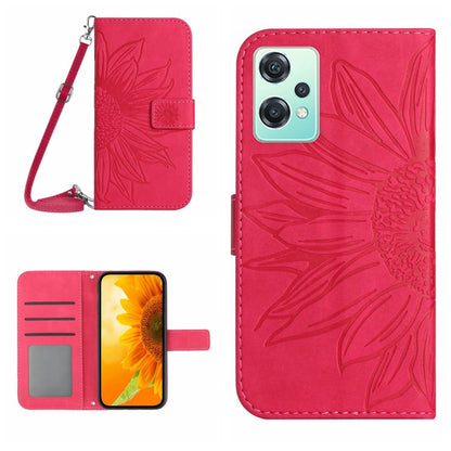 Skin Feel Sun Flower Pattern Flip Leather Phone Case with Lanyard, For Realme 9 4G/Realme 9 Pro+ 5G, For Realme 9 Pro 5G, For Realme 9i/A36/A76/A96 4G, For Realme 10 4G, For Realme 10 5G, For Realme C11, For Realme C12/C15/C25, For Realme C20/C21      ...