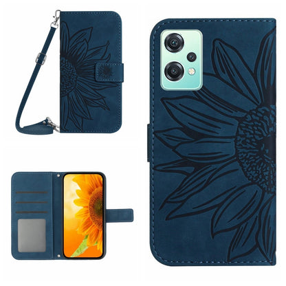 Skin Feel Sun Flower Pattern Flip Leather Phone Case with Lanyard, For Realme 9 4G/Realme 9 Pro+ 5G, For Realme 9 Pro 5G, For Realme 9i/A36/A76/A96 4G, For Realme 10 4G, For Realme 10 5G, For Realme C11, For Realme C12/C15/C25, For Realme C20/C21      ...