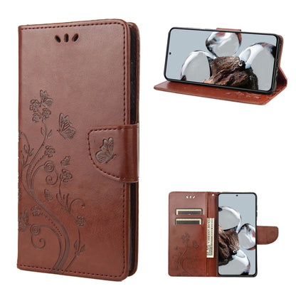 Butterfly Flower Pattern Flip Leather Phone Case, For Samsung Galaxy A14 5G, For Xiaomi 12T / 12T Pro / Redmi K50 Ultra, For Google Pixel 7 5G, For Google Pixel 7 Pro 5G