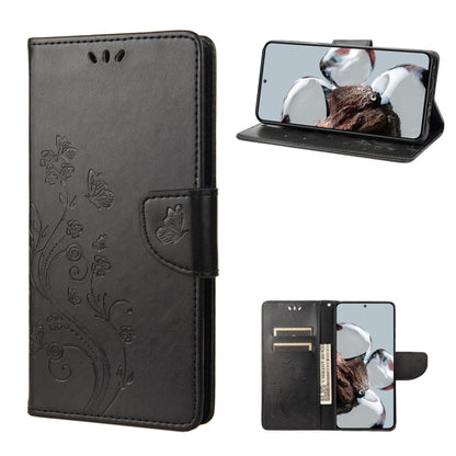 Butterfly Flower Pattern Flip Leather Phone Case, For Samsung Galaxy A14 5G, For Xiaomi 12T / 12T Pro / Redmi K50 Ultra, For Google Pixel 7 5G, For Google Pixel 7 Pro 5G