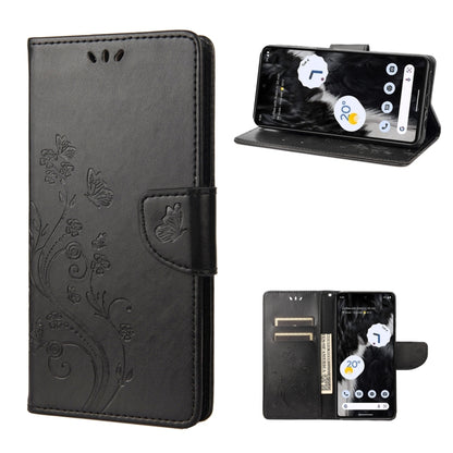 Butterfly Flower Pattern Flip Leather Phone Case, For Samsung Galaxy A14 5G, For Xiaomi 12T / 12T Pro / Redmi K50 Ultra, For Google Pixel 7 5G, For Google Pixel 7 Pro 5G