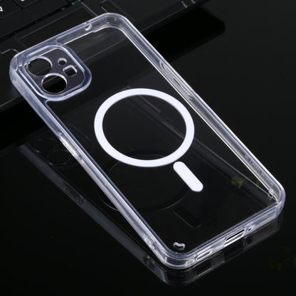 Magsafe Clear Acrylic Four Corner Airbags TPU Phone Case, For Nothing Phone 1