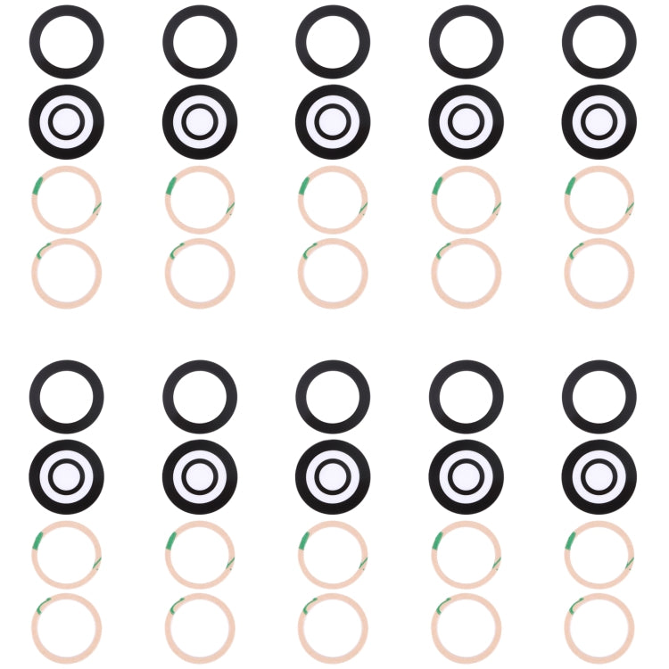 10 PCS Back Camera Lens, For Xiaomi Redmi Note 11SE, For Xiaomi Poco F4 GT, For Xiaomi Redmi K40S/Poco F4, For Xiaomi Redmi Note 11E/Redmi 10 5G/Redmi 11 Prime 5G, For Xiaomi Black Shark 4S/Black Shark 4S Pro, For OPPO Reno7 5G/Reno7 5G China����������...