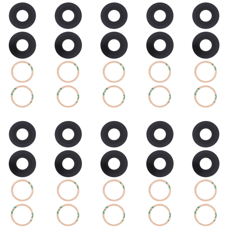 10 PCS Back Camera Lens, For Xiaomi Redmi Note 11SE, For Xiaomi Poco F4 GT, For Xiaomi Redmi K40S/Poco F4, For Xiaomi Redmi Note 11E/Redmi 10 5G/Redmi 11 Prime 5G, For Xiaomi Black Shark 4S/Black Shark 4S Pro, For OPPO Reno7 5G/Reno7 5G China����������...