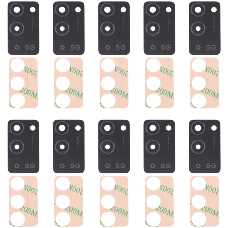 10 PCS Back Camera Lens, For Xiaomi Redmi Note 11SE, For Xiaomi Poco F4 GT, For Xiaomi Redmi K40S/Poco F4, For Xiaomi Redmi Note 11E/Redmi 10 5G/Redmi 11 Prime 5G, For Xiaomi Black Shark 4S/Black Shark 4S Pro, For OPPO Reno7 5G/Reno7 5G China����������...