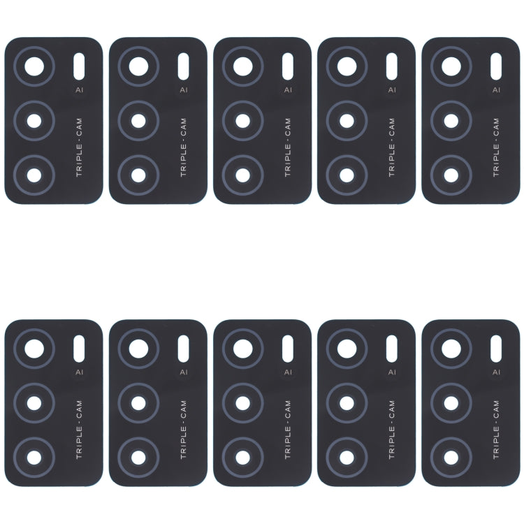 10 PCS Back Camera Lens, For Xiaomi Redmi Note 11SE, For Xiaomi Poco F4 GT, For Xiaomi Redmi K40S/Poco F4, For Xiaomi Redmi Note 11E/Redmi 10 5G/Redmi 11 Prime 5G, For Xiaomi Black Shark 4S/Black Shark 4S Pro, For OPPO Reno7 5G/Reno7 5G China����������...