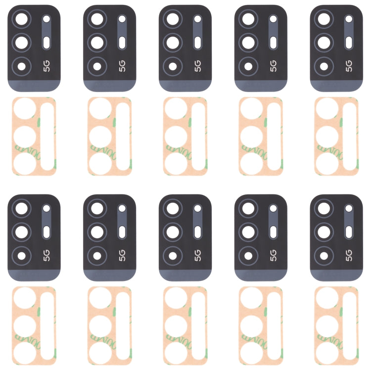 10 PCS Back Camera Lens, For Xiaomi Redmi Note 11SE, For Xiaomi Poco F4 GT, For Xiaomi Redmi K40S/Poco F4, For Xiaomi Redmi Note 11E/Redmi 10 5G/Redmi 11 Prime 5G, For Xiaomi Black Shark 4S/Black Shark 4S Pro, For OPPO Reno7 5G/Reno7 5G China����������...
