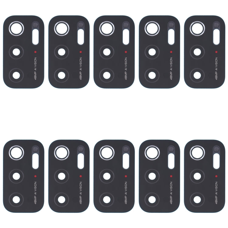10 PCS Back Camera Lens, For Xiaomi Redmi Note 11SE, For Xiaomi Poco F4 GT, For Xiaomi Redmi K40S/Poco F4, For Xiaomi Redmi Note 11E/Redmi 10 5G/Redmi 11 Prime 5G, For Xiaomi Black Shark 4S/Black Shark 4S Pro, For OPPO Reno7 5G/Reno7 5G China����������...