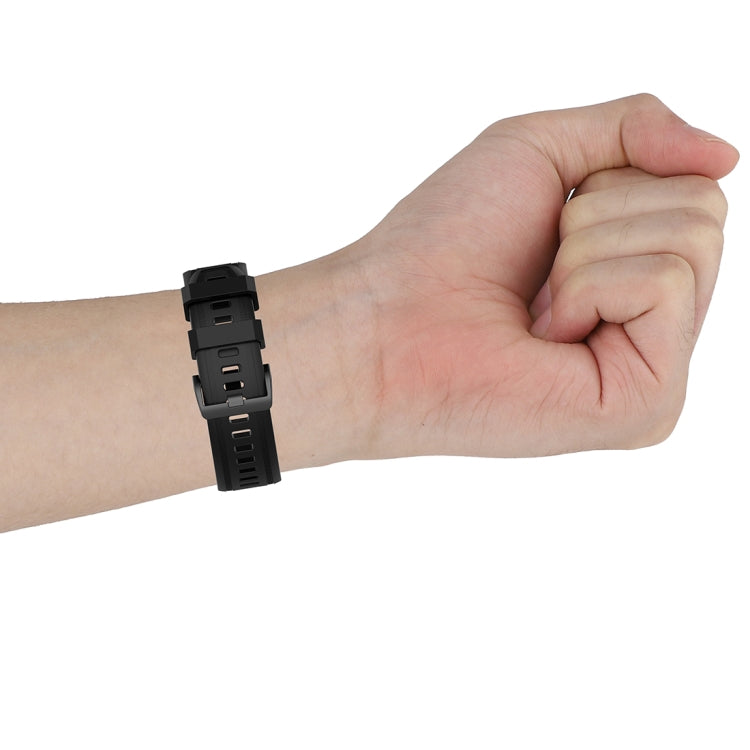 For Garmin Fenix 6S 20mm Quick Release Official Texture Wrist Strap Watchband, with Plastic Button