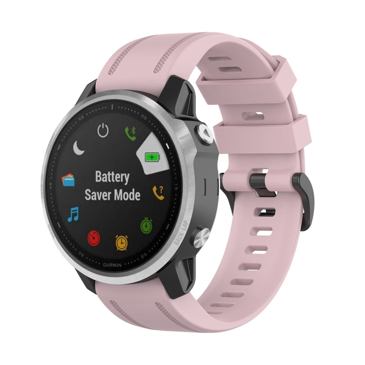 For Garmin Fenix 6S 20mm Quick Release Official Texture Wrist Strap Watchband, with Plastic Button