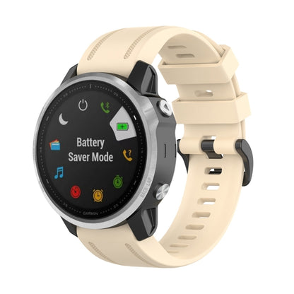 For Garmin Fenix 6S 20mm Quick Release Official Texture Wrist Strap Watchband, with Plastic Button