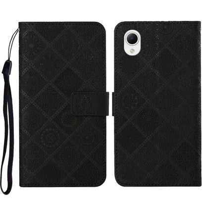 Ethnic Style Embossed Pattern Leather Phone Case, For Samsung Galaxy A14 5G, For Samsung Galaxy A23e, For OPPO A17, For OPPO A57 2022, For OPPO Reno8, For OPPO Reno8 Pro, For Samsung Galaxy S23 5G, For Samsung Galaxy S23+ 5G                            ...