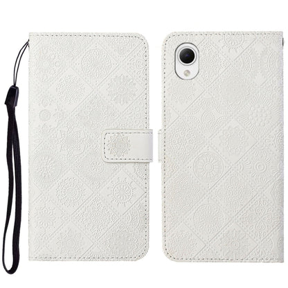 Ethnic Style Embossed Pattern Leather Phone Case, For Samsung Galaxy A14 5G, For Samsung Galaxy A23e, For OPPO A17, For OPPO A57 2022, For OPPO Reno8, For OPPO Reno8 Pro, For Samsung Galaxy S23 5G, For Samsung Galaxy S23+ 5G                            ...