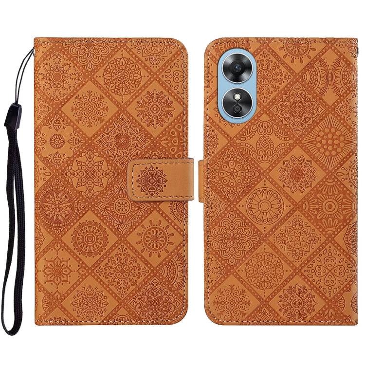 Ethnic Style Embossed Pattern Leather Phone Case, For Samsung Galaxy A14 5G, For Samsung Galaxy A23e, For OPPO A17, For OPPO A57 2022, For OPPO Reno8, For OPPO Reno8 Pro, For Samsung Galaxy S23 5G, For Samsung Galaxy S23+ 5G                            ...