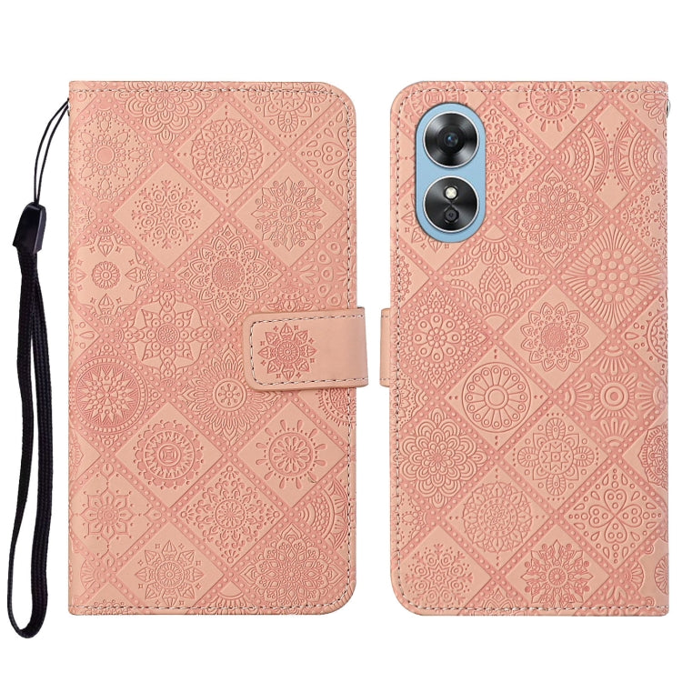 Ethnic Style Embossed Pattern Leather Phone Case, For Samsung Galaxy A14 5G, For Samsung Galaxy A23e, For OPPO A17, For OPPO A57 2022, For OPPO Reno8, For OPPO Reno8 Pro, For Samsung Galaxy S23 5G, For Samsung Galaxy S23+ 5G                            ...