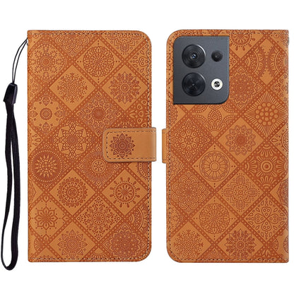 Ethnic Style Embossed Pattern Leather Phone Case, For Samsung Galaxy A14 5G, For Samsung Galaxy A23e, For OPPO A17, For OPPO A57 2022, For OPPO Reno8, For OPPO Reno8 Pro, For Samsung Galaxy S23 5G, For Samsung Galaxy S23+ 5G                            ...