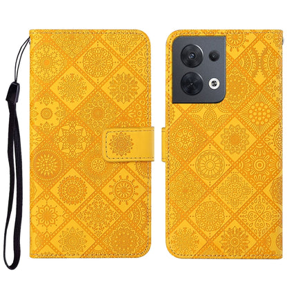 Ethnic Style Embossed Pattern Leather Phone Case, For Samsung Galaxy A14 5G, For Samsung Galaxy A23e, For OPPO A17, For OPPO A57 2022, For OPPO Reno8, For OPPO Reno8 Pro, For Samsung Galaxy S23 5G, For Samsung Galaxy S23+ 5G                            ...