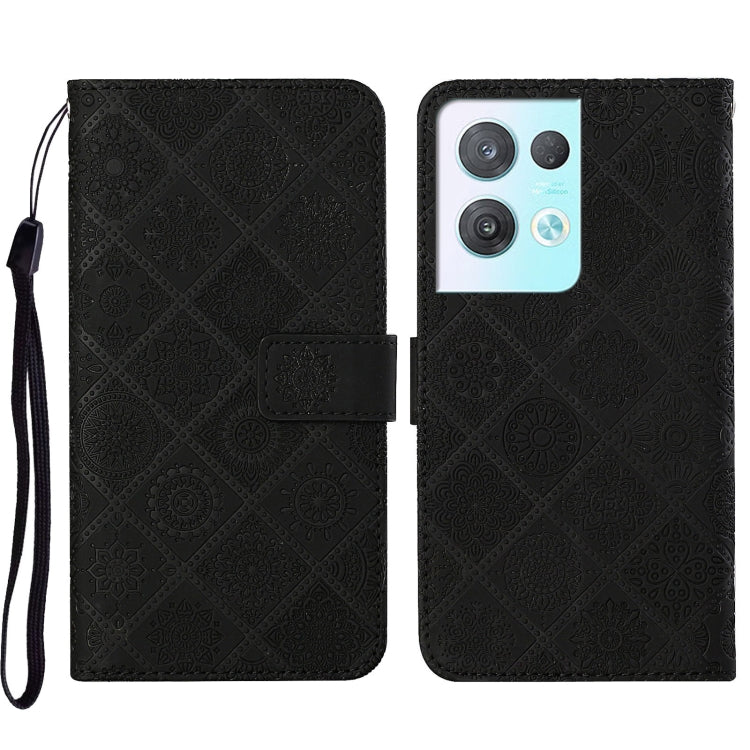 Ethnic Style Embossed Pattern Leather Phone Case, For Samsung Galaxy A14 5G, For Samsung Galaxy A23e, For OPPO A17, For OPPO A57 2022, For OPPO Reno8, For OPPO Reno8 Pro, For Samsung Galaxy S23 5G, For Samsung Galaxy S23+ 5G                            ...