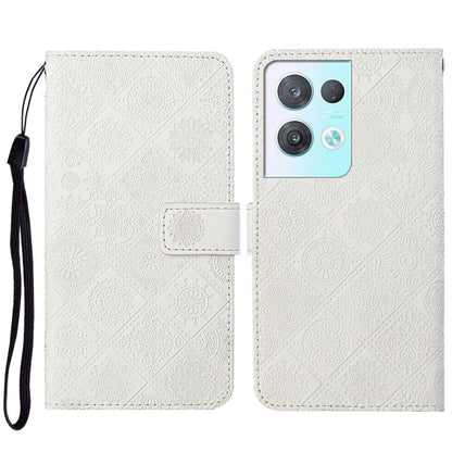 Ethnic Style Embossed Pattern Leather Phone Case, For Samsung Galaxy A14 5G, For Samsung Galaxy A23e, For OPPO A17, For OPPO A57 2022, For OPPO Reno8, For OPPO Reno8 Pro, For Samsung Galaxy S23 5G, For Samsung Galaxy S23+ 5G                            ...