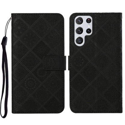 Ethnic Style Embossed Pattern Leather Phone Case, For Samsung Galaxy A14 5G, For Samsung Galaxy A23e, For OPPO A17, For OPPO A57 2022, For OPPO Reno8, For OPPO Reno8 Pro, For Samsung Galaxy S23 5G, For Samsung Galaxy S23+ 5G                            ...