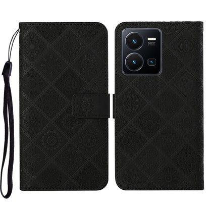 Ethnic Style Embossed Pattern Leather Phone Case, For Samsung Galaxy A14 5G, For Samsung Galaxy A23e, For OPPO A17, For OPPO A57 2022, For OPPO Reno8, For OPPO Reno8 Pro, For Samsung Galaxy S23 5G, For Samsung Galaxy S23+ 5G                            ...