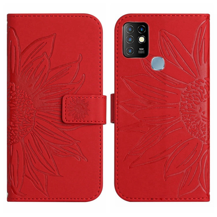 Skin Feel Sun Flower Pattern Flip Leather Phone Case with Lanyard, For Infinix Hot 10, For Infinix Hot 10i / Smart 5 Pro, For Infinix Hot 10S / 10S NFC, For Infinix Hot 11, For Infinix Hot 11S, For Infinix Hot 11S NFC, For Infinix Hot 12               ...