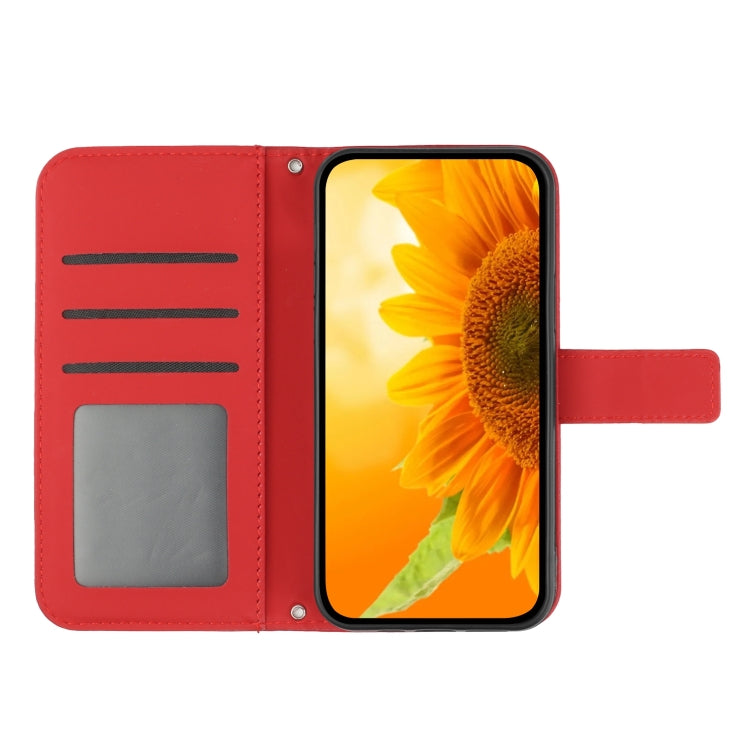 Skin Feel Sun Flower Pattern Flip Leather Phone Case with Lanyard, For Infinix Hot 10, For Infinix Hot 10i / Smart 5 Pro, For Infinix Hot 10S / 10S NFC, For Infinix Hot 11, For Infinix Hot 11S, For Infinix Hot 11S NFC, For Infinix Hot 12               ...