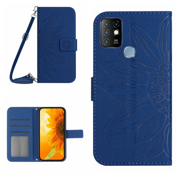 Skin Feel Sun Flower Pattern Flip Leather Phone Case with Lanyard, For Infinix Hot 10, For Infinix Hot 10i / Smart 5 Pro, For Infinix Hot 10S / 10S NFC, For Infinix Hot 11, For Infinix Hot 11S, For Infinix Hot 11S NFC, For Infinix Hot 12               ...
