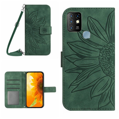 Skin Feel Sun Flower Pattern Flip Leather Phone Case with Lanyard, For Infinix Hot 10, For Infinix Hot 10i / Smart 5 Pro, For Infinix Hot 10S / 10S NFC, For Infinix Hot 11, For Infinix Hot 11S, For Infinix Hot 11S NFC, For Infinix Hot 12               ...