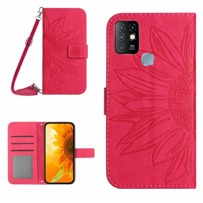 Skin Feel Sun Flower Pattern Flip Leather Phone Case with Lanyard, For Infinix Hot 10, For Infinix Hot 10i / Smart 5 Pro, For Infinix Hot 10S / 10S NFC, For Infinix Hot 11, For Infinix Hot 11S, For Infinix Hot 11S NFC, For Infinix Hot 12               ...