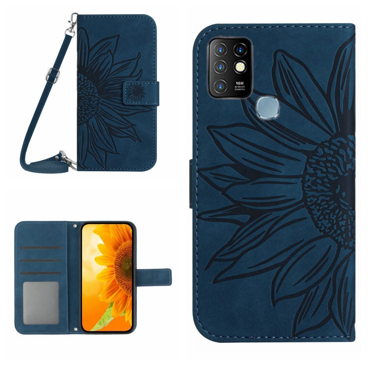 Skin Feel Sun Flower Pattern Flip Leather Phone Case with Lanyard, For Infinix Hot 10, For Infinix Hot 10i / Smart 5 Pro, For Infinix Hot 10S / 10S NFC, For Infinix Hot 11, For Infinix Hot 11S, For Infinix Hot 11S NFC, For Infinix Hot 12               ...