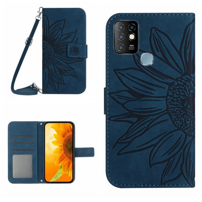 Skin Feel Sun Flower Pattern Flip Leather Phone Case with Lanyard, For Infinix Hot 10, For Infinix Hot 10i / Smart 5 Pro, For Infinix Hot 10S / 10S NFC, For Infinix Hot 11, For Infinix Hot 11S, For Infinix Hot 11S NFC, For Infinix Hot 12               ...