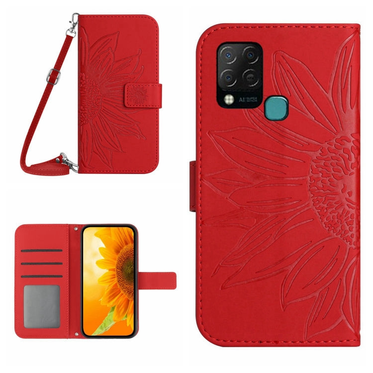 Skin Feel Sun Flower Pattern Flip Leather Phone Case with Lanyard, For Infinix Hot 10, For Infinix Hot 10i / Smart 5 Pro, For Infinix Hot 10S / 10S NFC, For Infinix Hot 11, For Infinix Hot 11S, For Infinix Hot 11S NFC, For Infinix Hot 12               ...