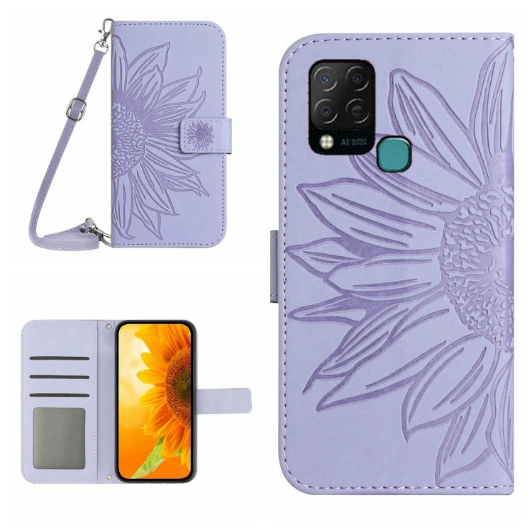 Skin Feel Sun Flower Pattern Flip Leather Phone Case with Lanyard, For Infinix Hot 10, For Infinix Hot 10i / Smart 5 Pro, For Infinix Hot 10S / 10S NFC, For Infinix Hot 11, For Infinix Hot 11S, For Infinix Hot 11S NFC, For Infinix Hot 12               ...