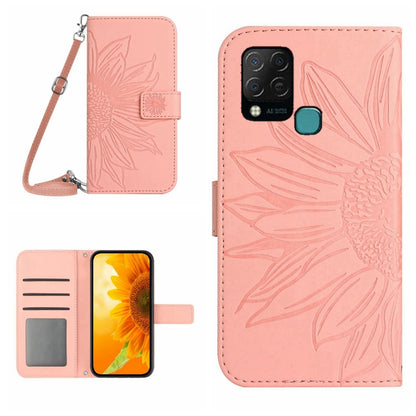 Skin Feel Sun Flower Pattern Flip Leather Phone Case with Lanyard, For Infinix Hot 10, For Infinix Hot 10i / Smart 5 Pro, For Infinix Hot 10S / 10S NFC, For Infinix Hot 11, For Infinix Hot 11S, For Infinix Hot 11S NFC, For Infinix Hot 12               ...